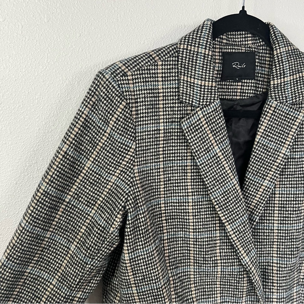 Nwot Rails Cody Houndstooth Check Double Breasted… - image 7